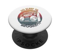 Retro Boombox No Sleep Til Brooklyn PopSockets Adhesive PopGrip