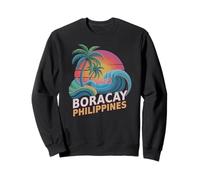 Retro BORACAY PHILIPPINES Vacation Swimming Trip Besties Sweatshirt