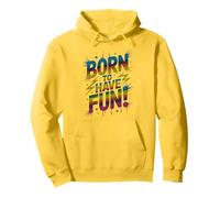 Retro BORN TO HAVE FUN Games Begin Field Day Run On Sports Pullover Hoodie