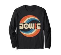 Retro Bowie Shirt Vintage City Bowie Long Sleeve T-Shirt