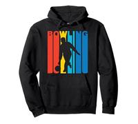 Retro Bowler Vintage Bowling Player Pullover Hoodie
