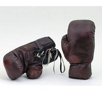 Retro Boxing Gloves 1930's era 12oz Brown Leather Gloves New Unbranded