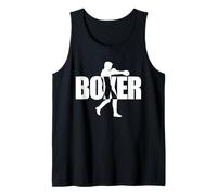 Retro Boxing Tee - Boxer Stance Tank Top