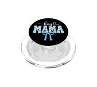 Retro Boy Mama Mother's Day 2026 Checkered Mom PopSockets PopGrip for MagSafe