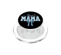 Retro Boy Mama Mother's Day 2026 Checkered Mom PopSockets PopGrip for MagSafe