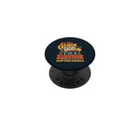 Retro Brain Tumor Survivor PopSockets Adhesive PopGrip