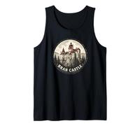 Retro Bran Castle Romania/Bran Castle Tank Top