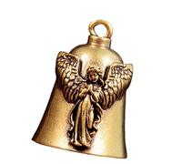 Retro Brass Angel Bells with Clear Chimes for Yoga Accessories or Home Decoration Sounding Brass Bells