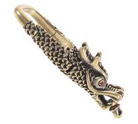 Retro Brass Dragon Head Keychain Clip Bottle Opener
