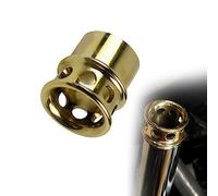 Retro Brass Drilled Exhaust Tip For Harley Dyna Sportster XL1200 Iron 833 Road King Electra Street Glide Motorcycle Muffler Pipe