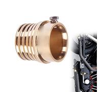 Retro Brass Drilled Exhaust Tip For Harley Dyna Sportster XL1200 Iron 833 Road King Electra Street Glide Motorcycle Muffler Pipe
