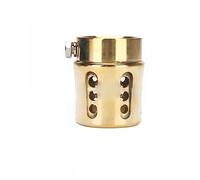 Retro Brass Drilled Exhaust Tip Motorcycle Muffler Pipe For Harley Dyna Sportster XL1200 Iron 833 Road King Electra Street Glide