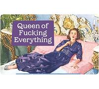 Retro Breakfast Board "Queen of Fucking Everything"