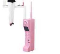 Retro Brick Cell Phone Model - Vintage Decorative Design, Classic Cellular Simulation Ornament, with Realistic Buttons | Nostalgic Home Decor for Living Room Office Desk Christ