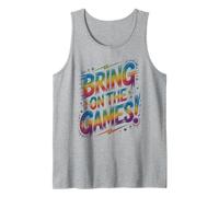 Retro Bring ON THE Games Kids Field Day Jump On Games Begin Tank Top