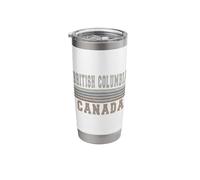 Retro British Columbia Canada Stainless Steel Insulated Tumbler