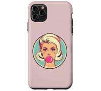 Retro Bubblegum Babe Blonde Pin-Up Style Pop Art Design Case for iPhone 11 Pro Max