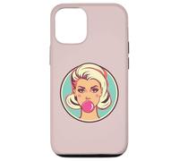 Retro Bubblegum Babe Blonde Pin-Up Style Pop Art Design Case for iPhone 12/12 Pro