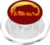 Retro Buffalo Wild Animal I Sundown Bison PopSockets PopGrip for MagSafe