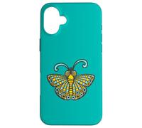 RETRO BUG BUTTERFLY Cute Friendly Graphic Cartoon Insect Case for iPhone 16 Plus