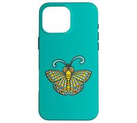 RETRO BUG BUTTERFLY Cute Friendly Graphic Cartoon Insect Case for iPhone 16 Pro Max