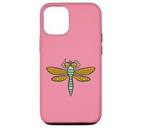 RETRO BUGS DRAGONFLY Cute Friendly Graphic Fun Cartoon Bug Case for iPhone 12/12 Pro