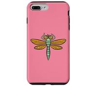 RETRO BUGS DRAGONFLY Cute Friendly Graphic Fun Cartoon Bug Case for iPhone 7 Plus/8 Plus