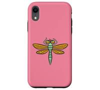 RETRO BUGS DRAGONFLY Cute Friendly Graphic Fun Cartoon Bug Case for iPhone XR