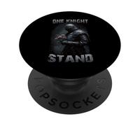 Retro Buhurt warrior motif Buhurd knight tournament PopSockets Adhesive PopGrip