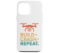 Retro Build Crash Repeat Drone Life Case for iPhone 13 Pro Max