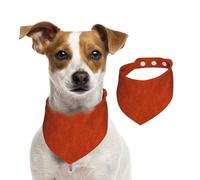 Retro Burnt Orange,Pet Bib Scarf Cats Dog Bandana Dogs Towel Bib Adjustable Pet Scarf,M