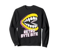 Retro Byte Bite Pop Culture Retro Video Game Sweatshirt