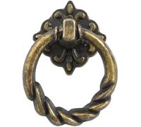 Retro Cabinet Door Handles, 10 Pack Bronze Pull Knobs for Kitchen and Drawer, Solid Build, Easy Installation, Perfect for Home Renovation and DIY Projects
