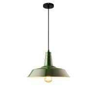 Retro Cafe Chandelier - Colorful Industrial Pendant Lamp Shade, Single-Head 1-Light Romantic Restaurant Lighting Fixture, Classical Hanging Light for Coffee Shop, Bar Counter, Club, Living RoomB