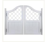 Retro Cafe Swing Door Solid Wood Hinged Interior Entrance 160x90cm WhiteIdeal for Shops & Cafés Stylish Partition for Elegant Spaces