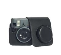 Retro Camera Bag for Instax mini 41 with Shoulder Strap,PU Leather Cover Protective Camera Case,Retro Camera Leather Case Light Protective Pouch Bag (Black)