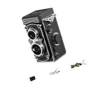 Retro Camera Digital Cameras Includes 32GB Card Fabric Belt and Connection Wire Old Twin Lens Camera