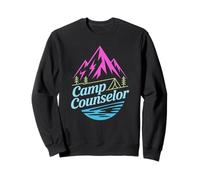 Retro Camp Counselor Wilderness Hiking Nature Staff Outing Sweatshirt