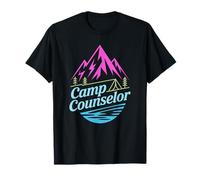 Retro Camp Counselor Wilderness Hiking Nature Staff Outing T-Shirt