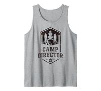 Retro Camp Director Adventure Crew Captain Chaos Coordinator Tank Top