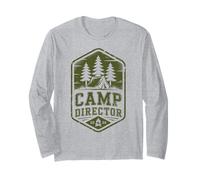 Retro Camp Director Camping Chaos Coordinator Crew Staff Long Sleeve T-Shirt