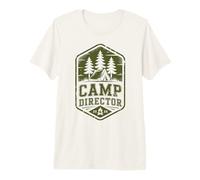 Retro Camp Director Camping Chaos Coordinator Crew Staff Premium T-Shirt