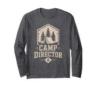 Retro Camp Director Host Team Campers Adventure Crew Long Sleeve T-Shirt