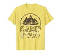 Retro Camp Staff Director Camping Host Counselor Crew T-Shirt