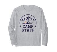 Retro Camp Staff Director Camping Host Nurse Crew Cousin Long Sleeve T-Shirt