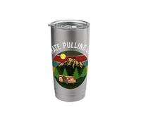 Retro Campers Camping I Hate Pulling Out Vintage RV Stainless Steel Insulated Tumbler