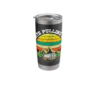 Retro Campers Camping I Hate Pulling Out Vintage RV Stainless Steel Insulated Tumbler