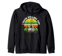 Retro Campers Camping I Hate Pulling Out Vintage RV Zip Hoodie
