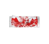 Retro Canada Flag Baby bow headband, all-over print design, made of soft and skin-friendly material.