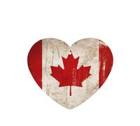 Retro Canada Flag Car Air Fresheners Cards Set of 4 Pieces, Long-Lasting Auto Aromatherapy Tablets Gifts Car Rearview Mirror Pendant Hanging Scented Cards for Wardrobe Bathroom